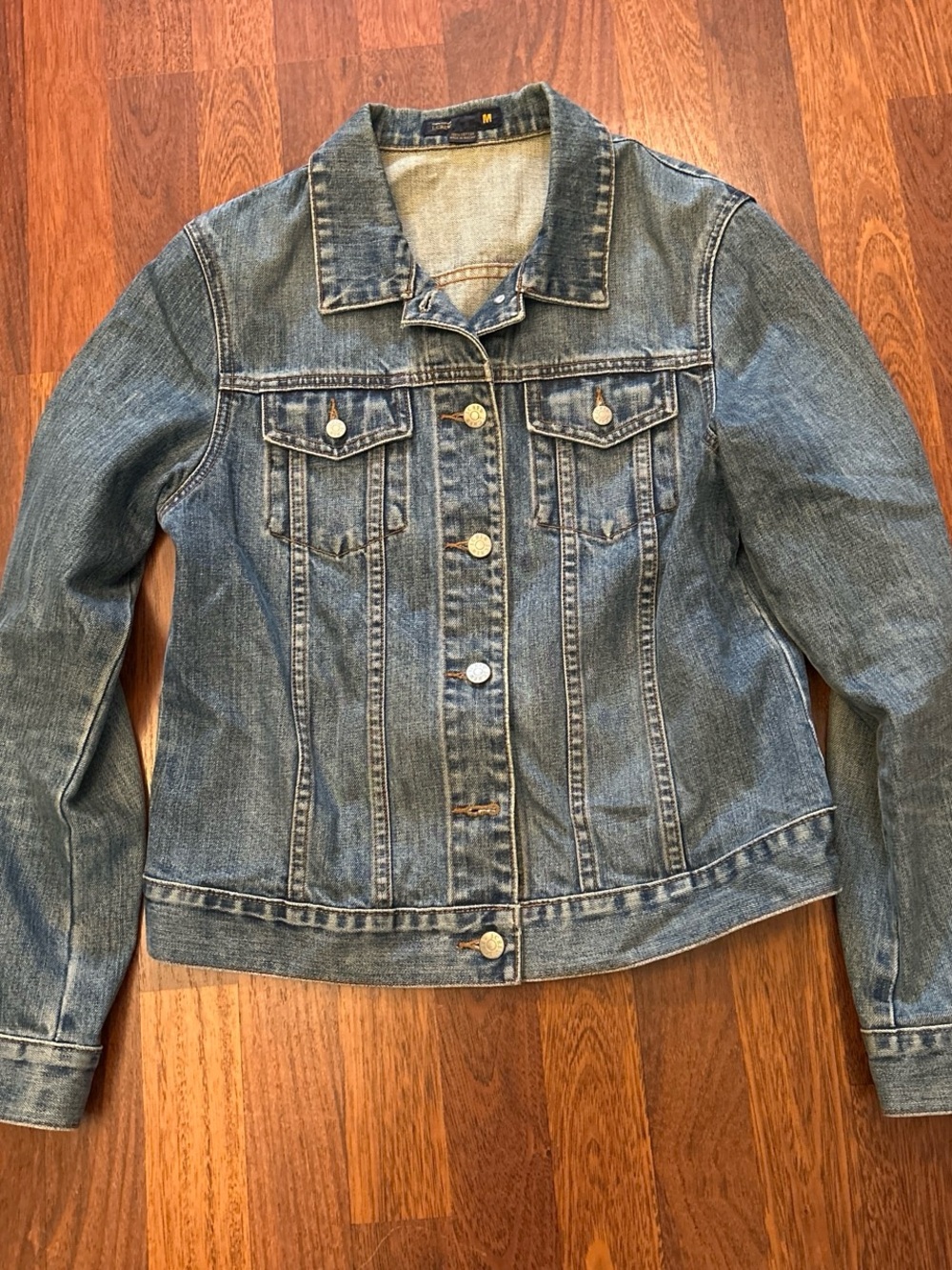 J.Crew Women’s Denim Retro Trucker Jean Jacket Y2K Size Medium